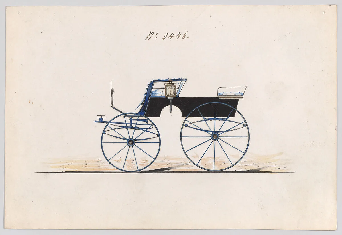 Design for T-Cart, no. 3446 — Brewster & Co.