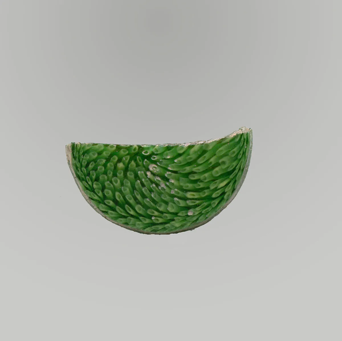 Glass mosaic bowl fragment — Unknown