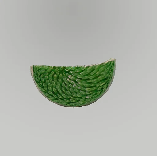 Glass mosaic bowl fragment