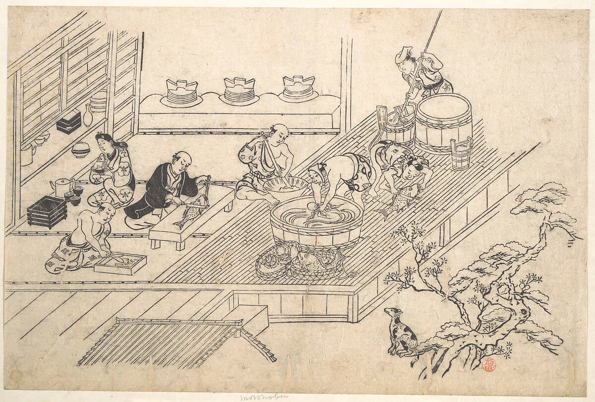 Untitled — Hishikawa Moronobu 菱川師宣