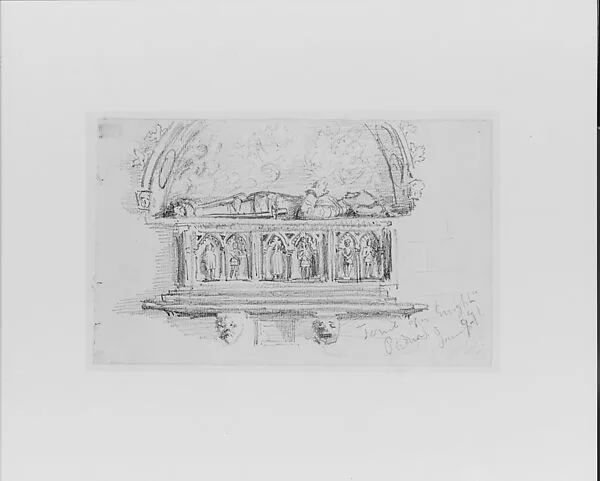 Tomb of a Knight, Basilica of San Antonio, Padua — John Singer Sargent