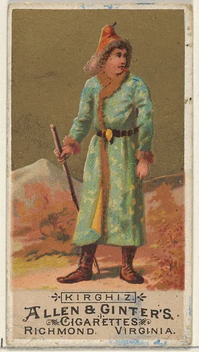 Kirghiz, from the Natives in Costume series (N16) for Allen & Ginter Cigarettes Brands