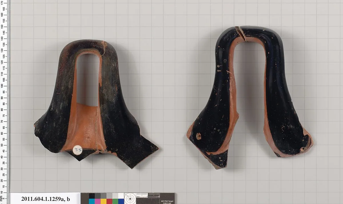 Terracotta fragments of kylikes (drinking cups) — Unknown