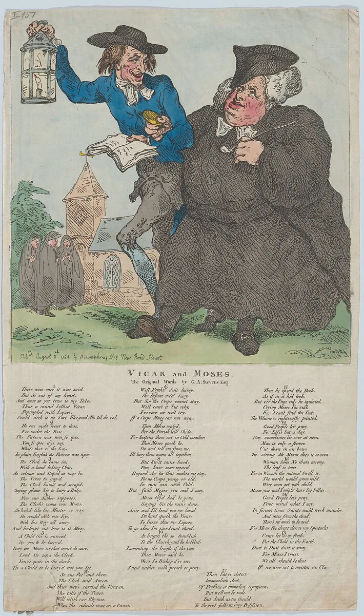 Vicar & Moses — Hannah Humphrey|Thomas Rowlandson