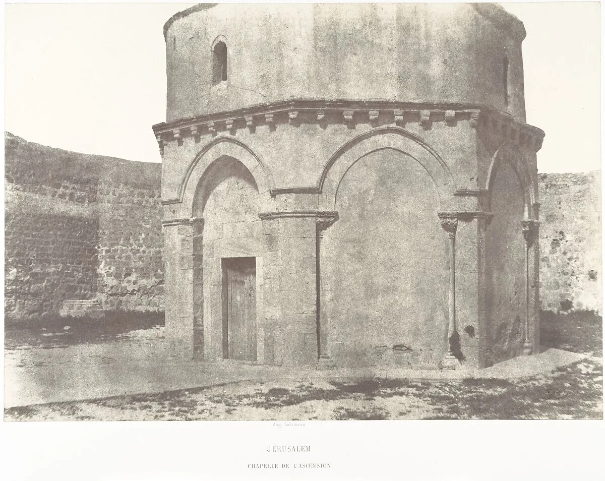 Jérusalem, Chapelle de l'Ascension — Auguste Salzmann|Imprimerie photographique de Blanquart-Évrard, à Lille