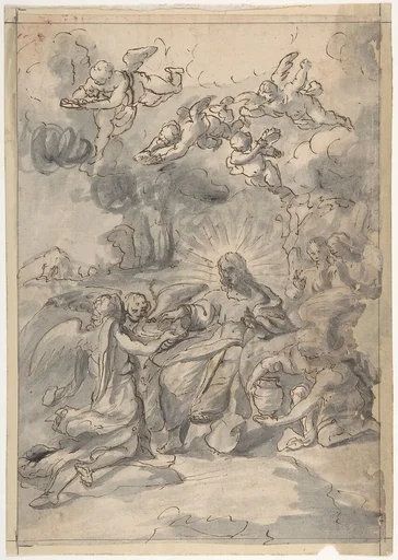 Christ Surrounded by Angels
