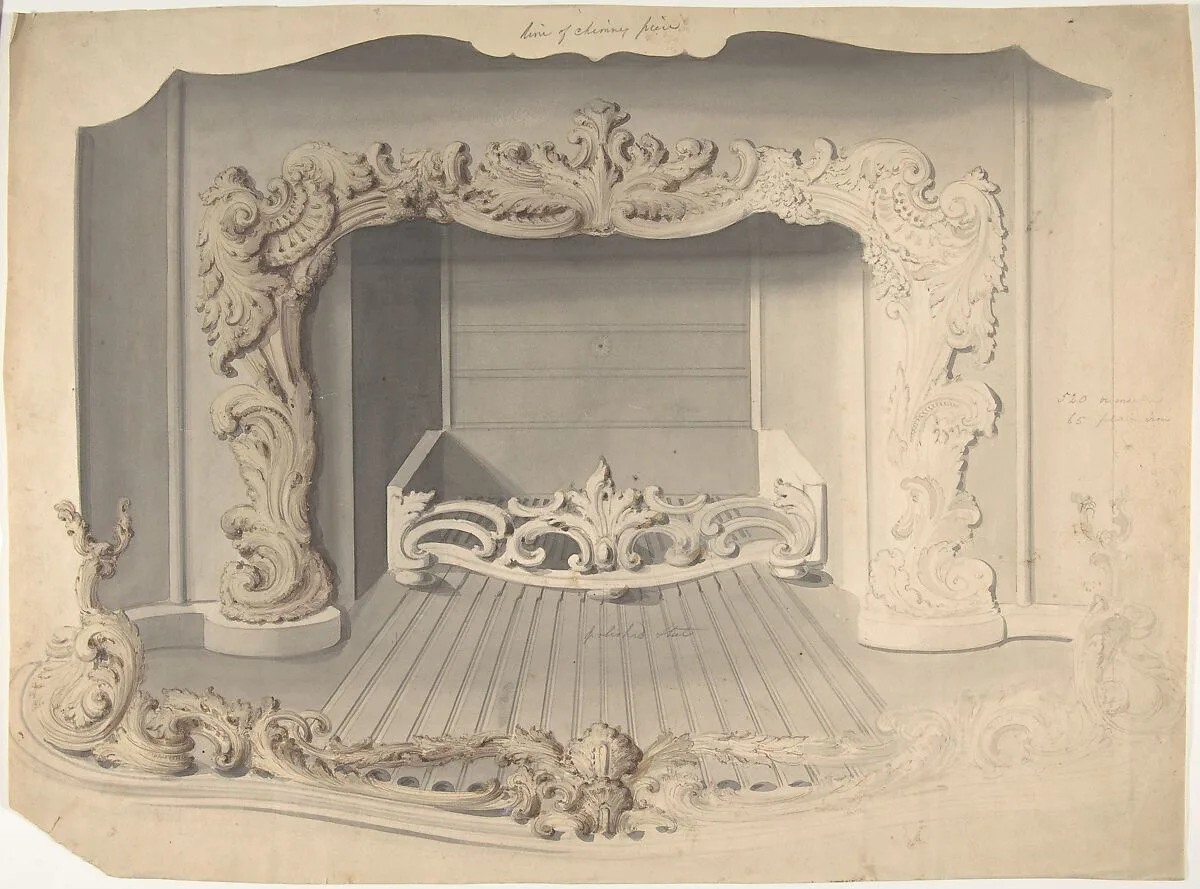 Iron Grate with Acanthus Ornament — Anonymous, British, 19th century