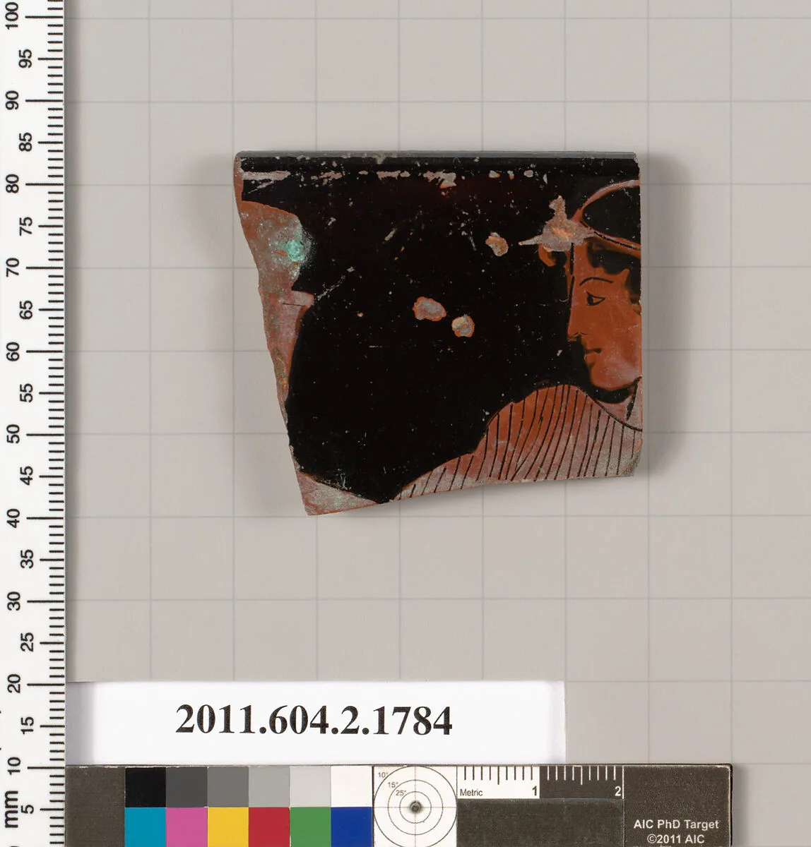 Terracotta rim fragment of a skyphos (deep drinking cup) — Unknown