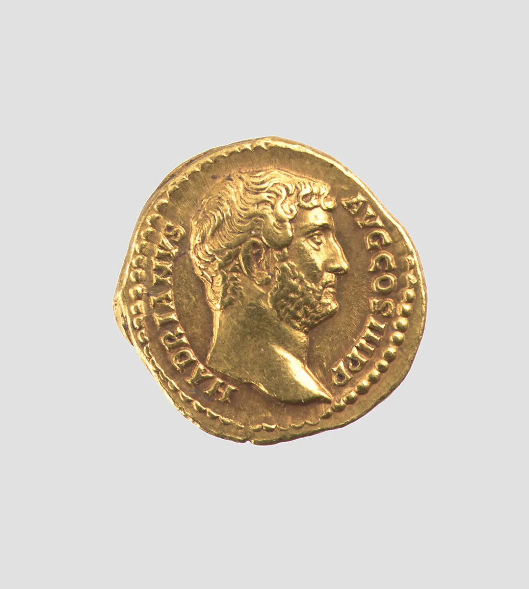 Gold aureus of Hadrian — Unknown