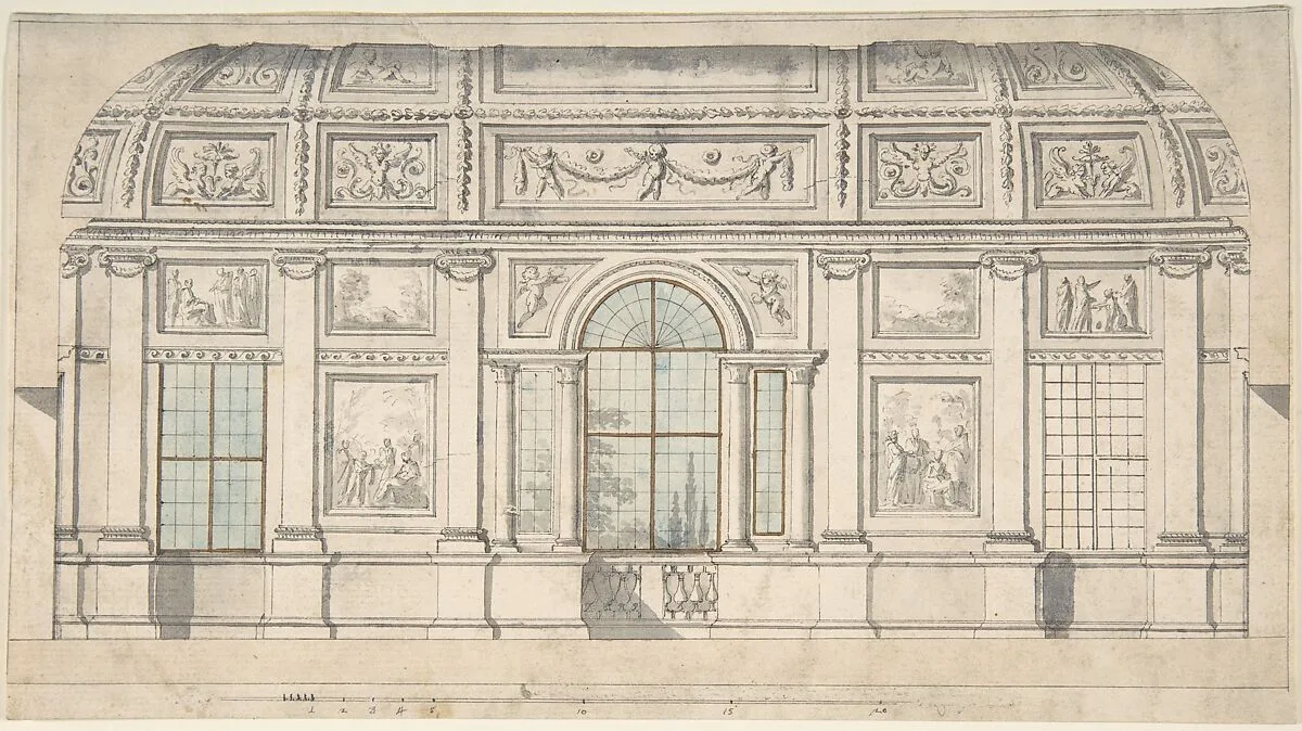 Design for an Architectural Interior — Pierre Nicolas Ransonnette