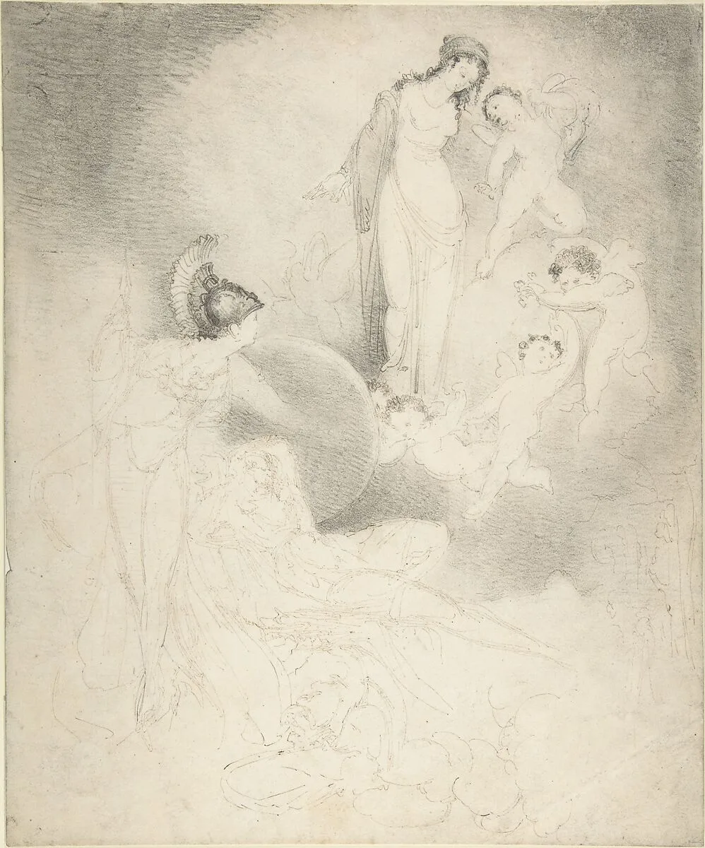 Scene with Classical Figures — William Pitts