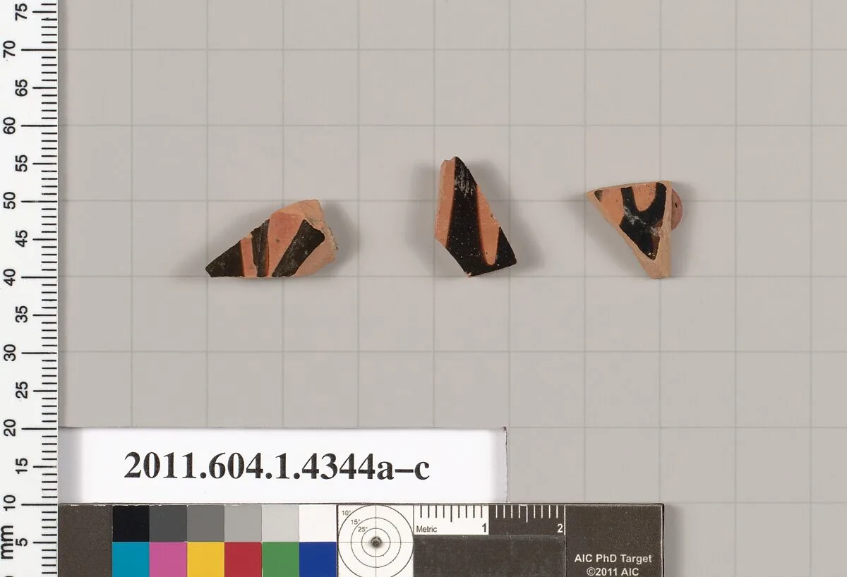 Terracotta fragments of kylikes (drinking cups) — Unknown