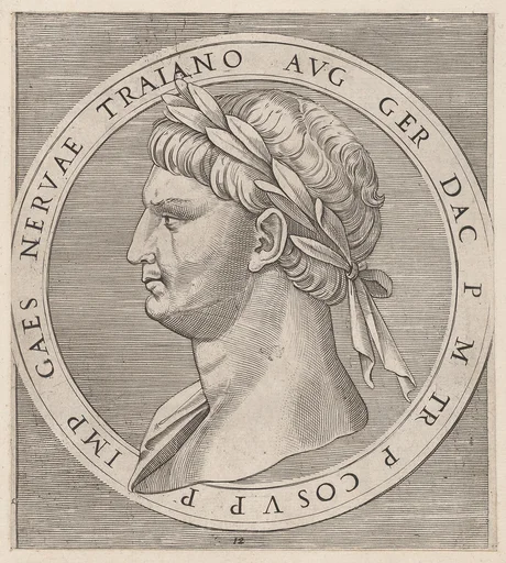 Speculum Romanae Magnificentiae: Nerva, from "The Twelve Caesars"