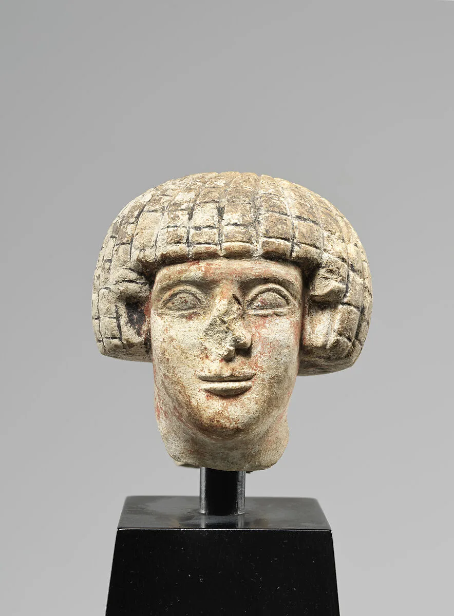 Head of a Man with a Round Wig — Unknown
