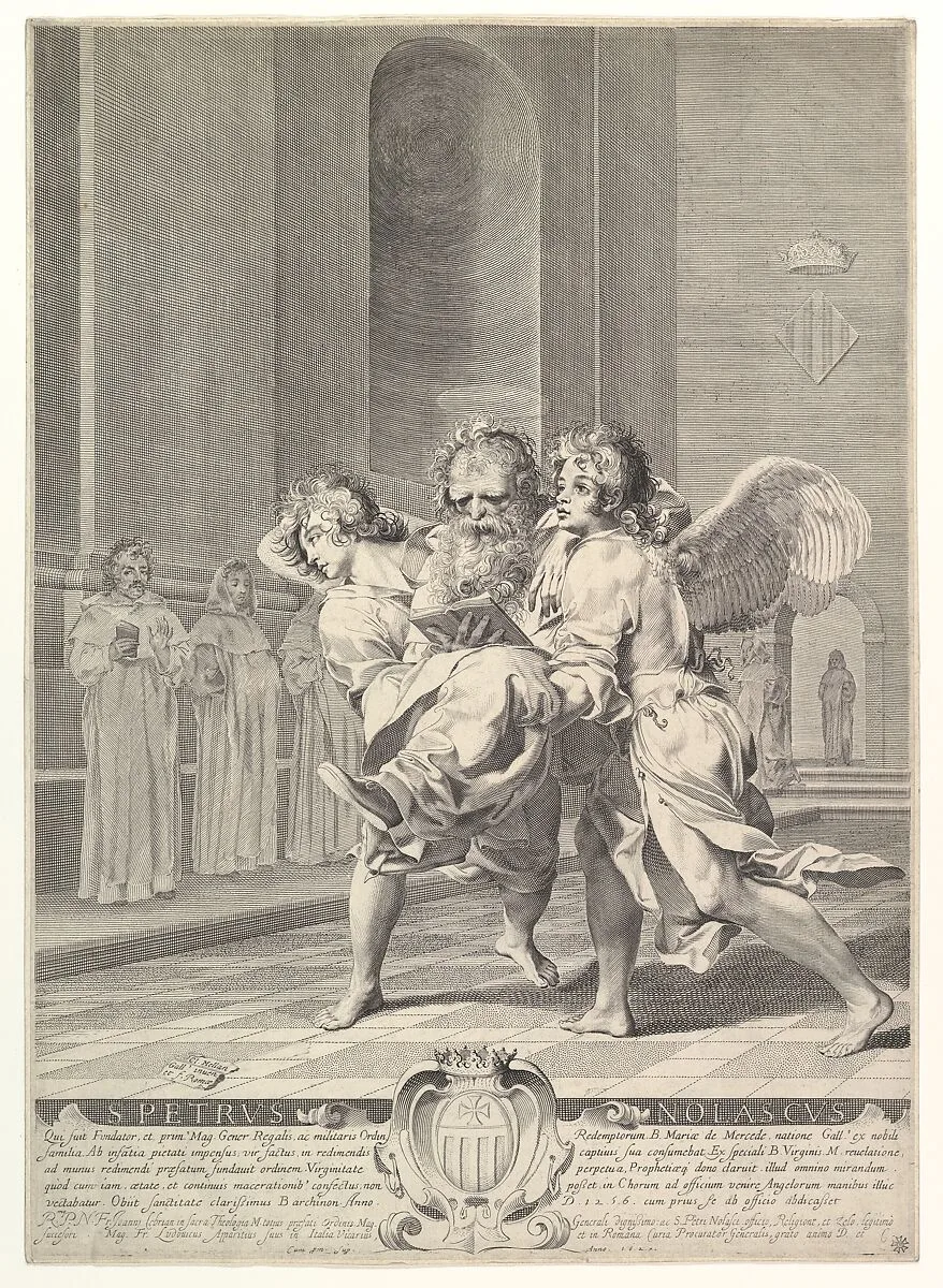 Saint Peter Nolasque — Claude Mellan