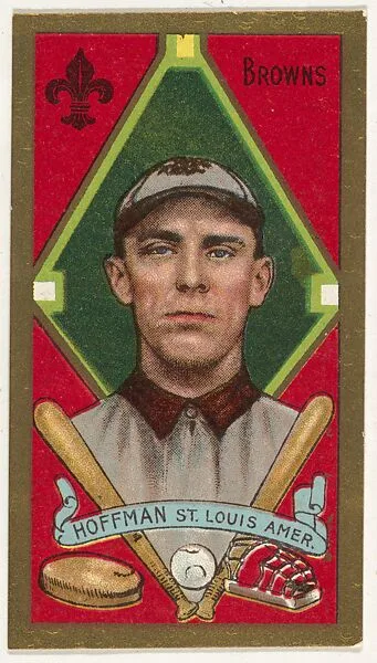 Daniel Hoffman, St. Louis Browns, American League, from the "Baseball Series" (Gold Borders) set (T205) issued by the American Tobacco Company — American Tobacco Company