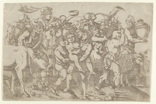 Silenus Carried by Two Attendants of Bacchus