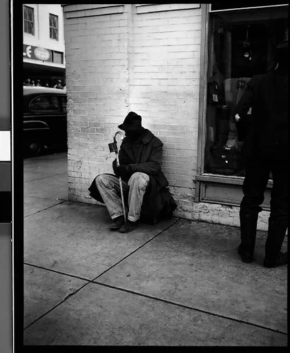 [Man Begging on Street Corner, Florida]
