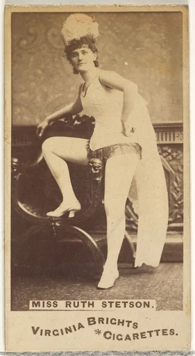 Miss Ruth Stetson, from the Actors and Actresses series (N45, Type 1) for Virginia Brights Cigarettes