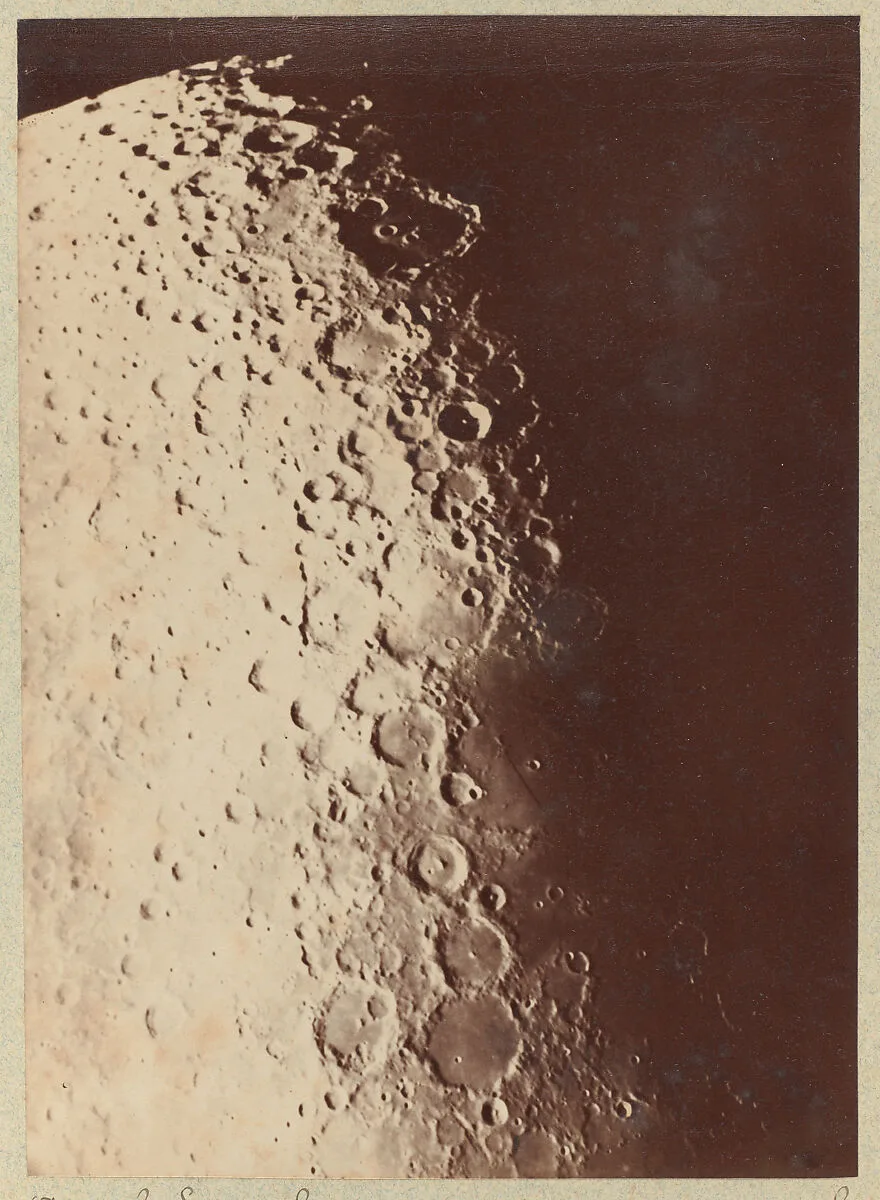 Lunar Photograph, South Pole — Paul Henry|Prosper Henry