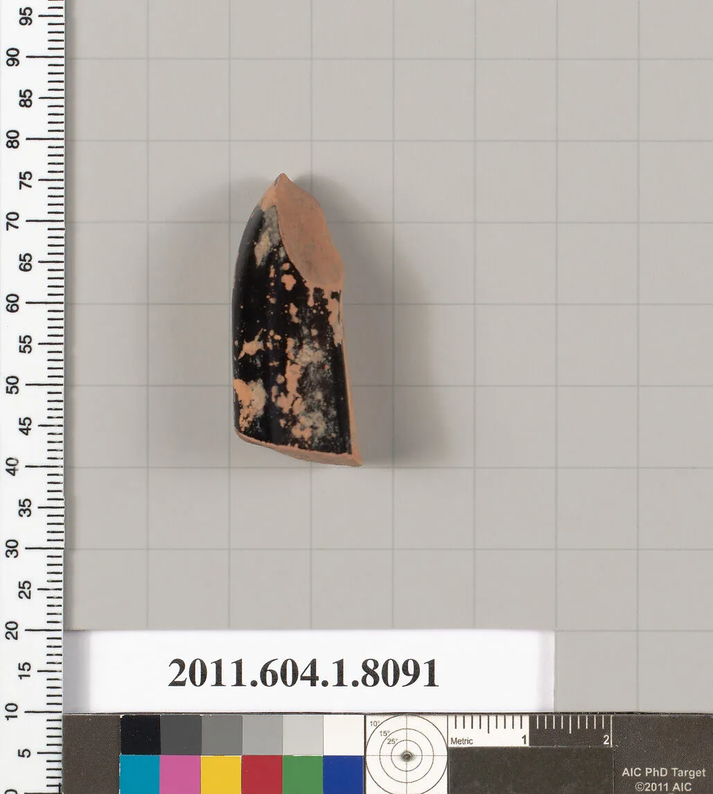 Terracotta fragment of a kylix (drinking cup) — Unknown