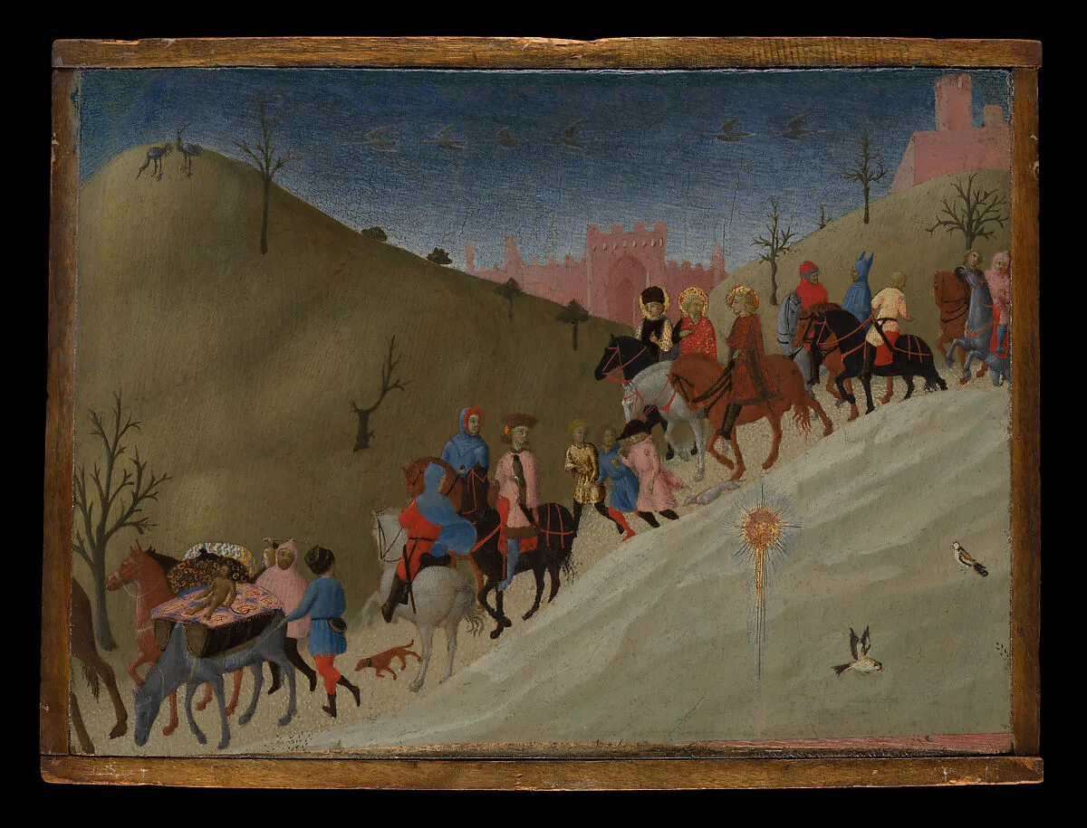 The Journey of the Magi — Sassetta (Stefano di Giovanni)