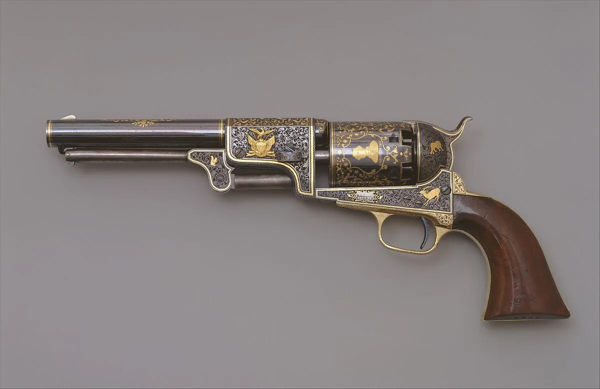 Colt Third Model Dragoon Percussion Revolver, serial no. 12406 — Samuel Colt