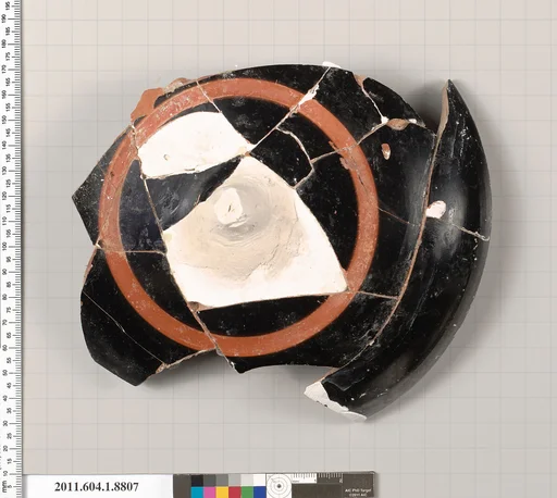 Terracotta fragment of a kylix (drinking cup) or a footed bowl?