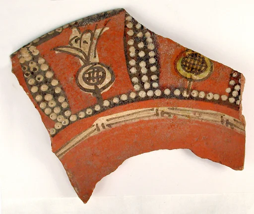 Fragment of Plate with Radish-like Motif