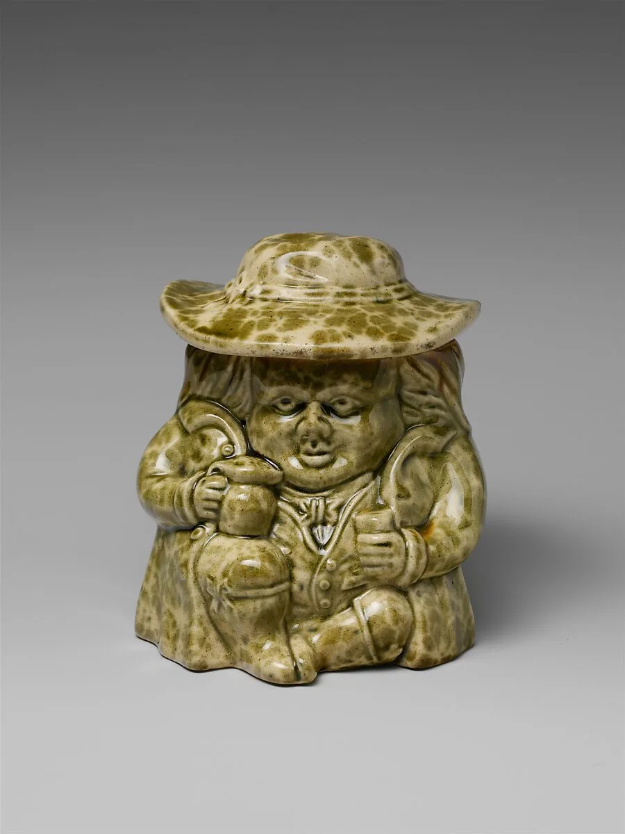 Toby snuff jar — United States Pottery Company