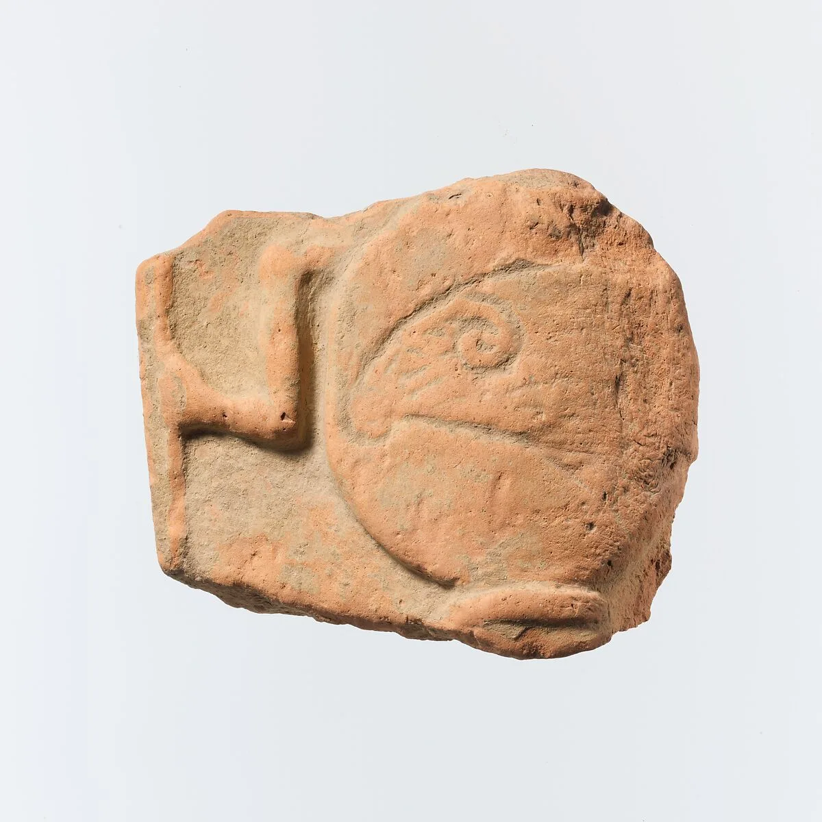 Fragment of a terracotta plaque — Unknown
