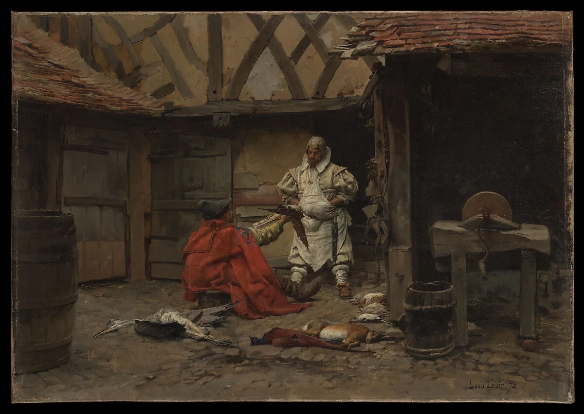 Choosing the Dinner — Alexandre-Louis Leloir