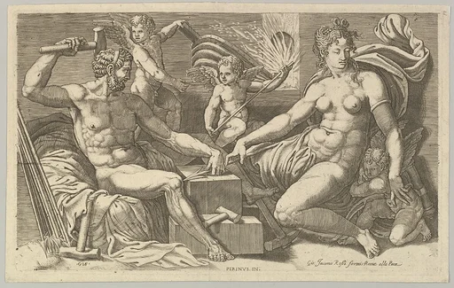 Venus and Vulcan at the Forge
