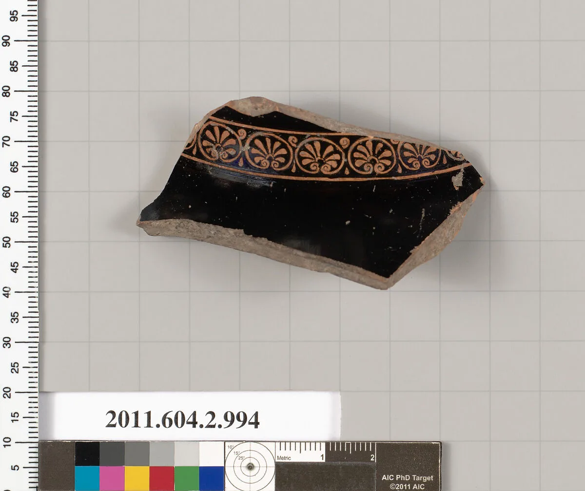 Terracotta fragment of an oinochoe: chous (jug) — Unknown