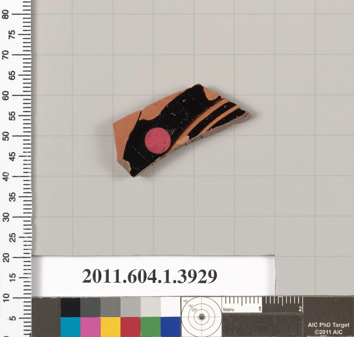 Terracotta fragment of a kylix (drinking cup) — Unknown