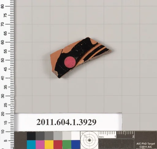 Terracotta fragment of a kylix (drinking cup)