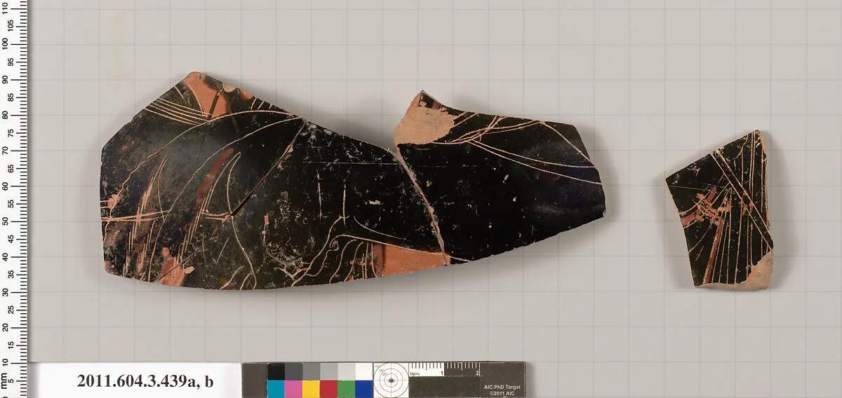 Terracotta fragments of a neck-amphora (jar) — Unknown