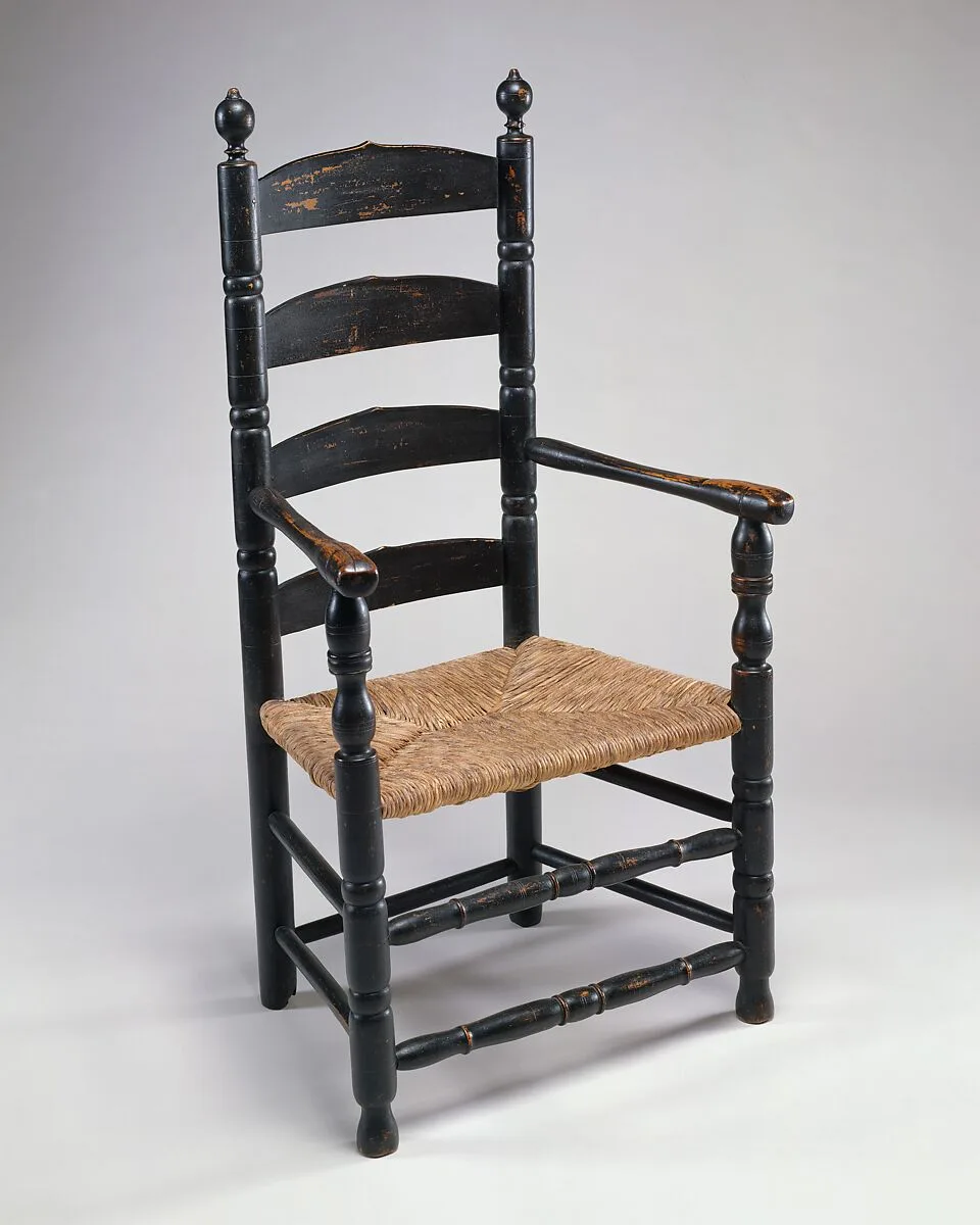 Slat-back Armchair — Unknown
