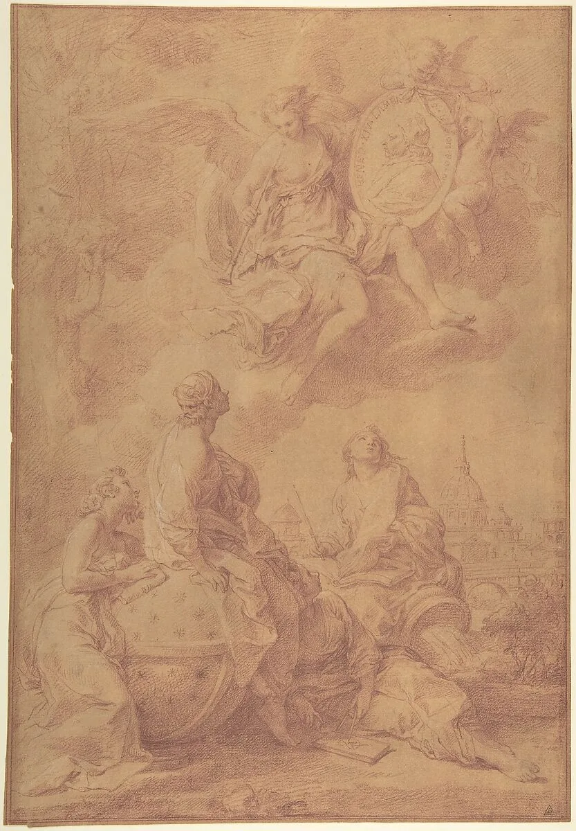 Allegory in Honor of Pope Benedict XIV — Pompeo Batoni
