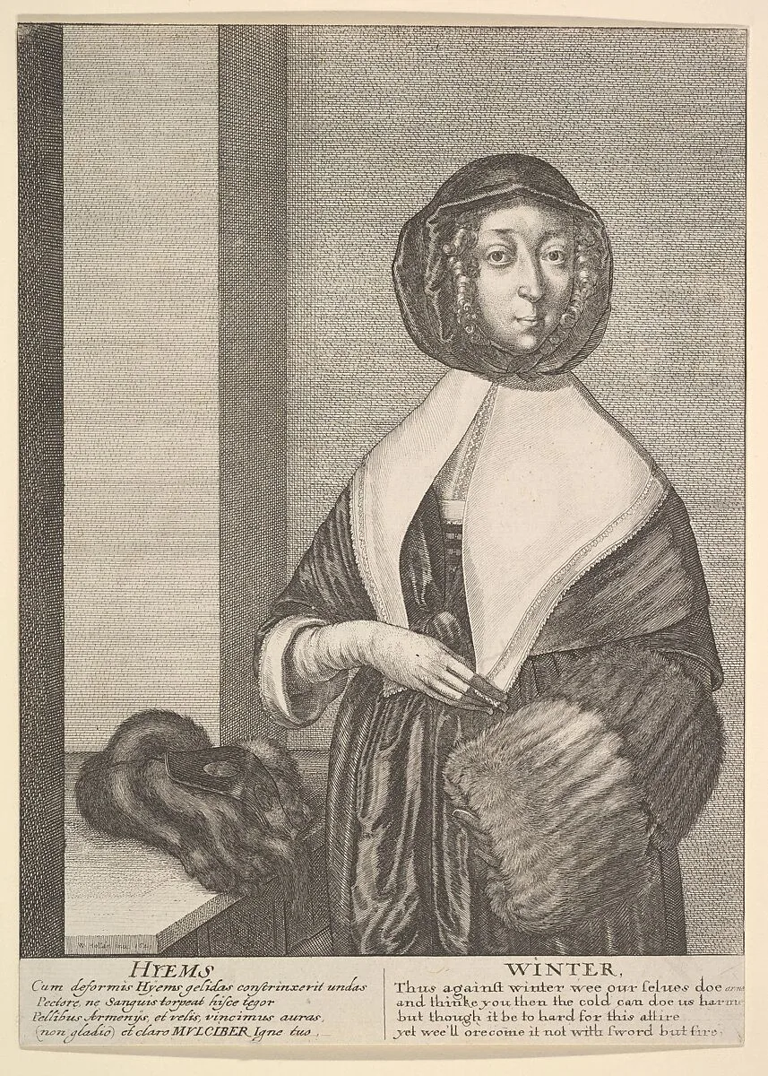 Hyems - Winter — Wenceslaus Hollar