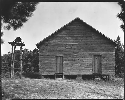 [Wooden Schoolhouse with Separate Belltower, Alabama]