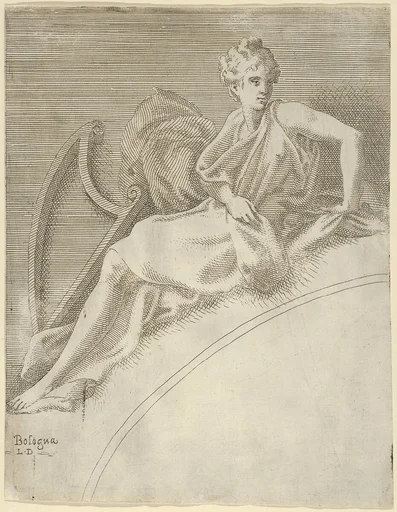 Terpsichore, from "Twelve Muses and Goddesses"