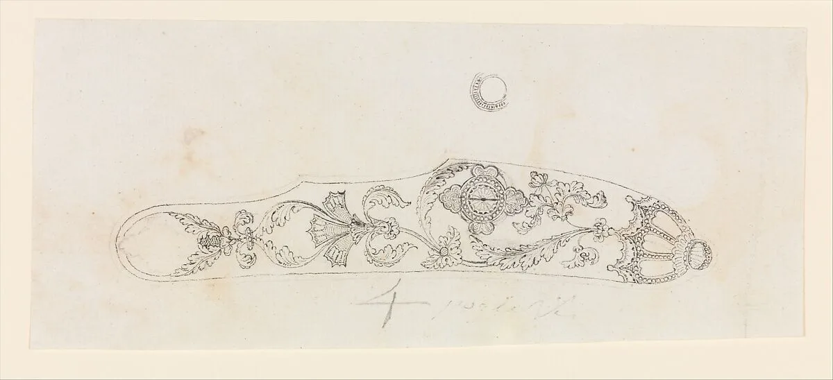 Design for the Decoration of the Side Plate of a Firearm — Nicolas Noël Boutet