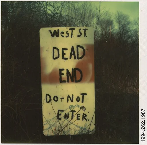 [Sign: "West St. Dead End"]