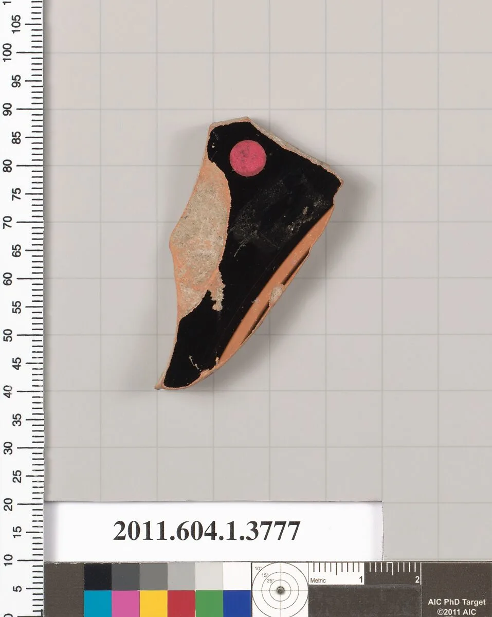 Terracotta fragment of a kylix (drinking cup) — Unknown