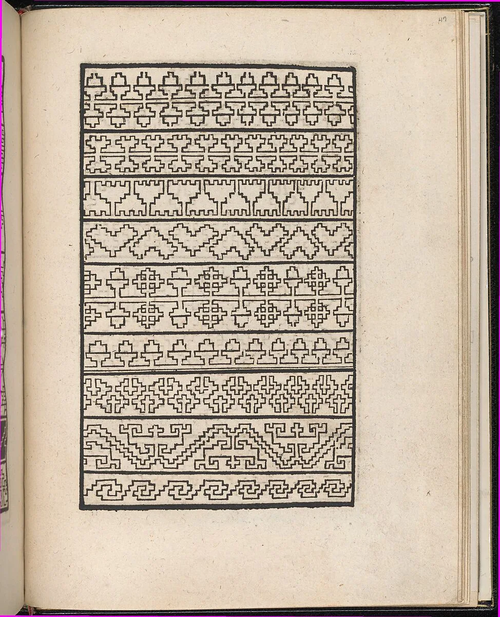 Page from Ein new kunstlich Modelbuch...(Page 47r) — Peter Quentel