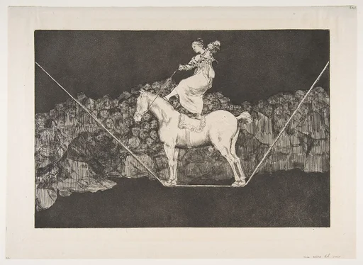 'Punctual Folly' from the 'Disparates' (Follies / Irrationalities. Plate B)