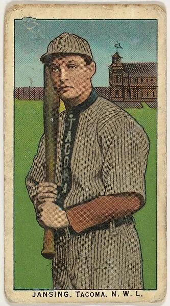 Jansing, Tacoma, Northwestern League, from the "Obak Baseball Players" set (T212), issued by the American Tobacco Company to promote Obak Mouthpiece Cigarettes — American Tobacco Company