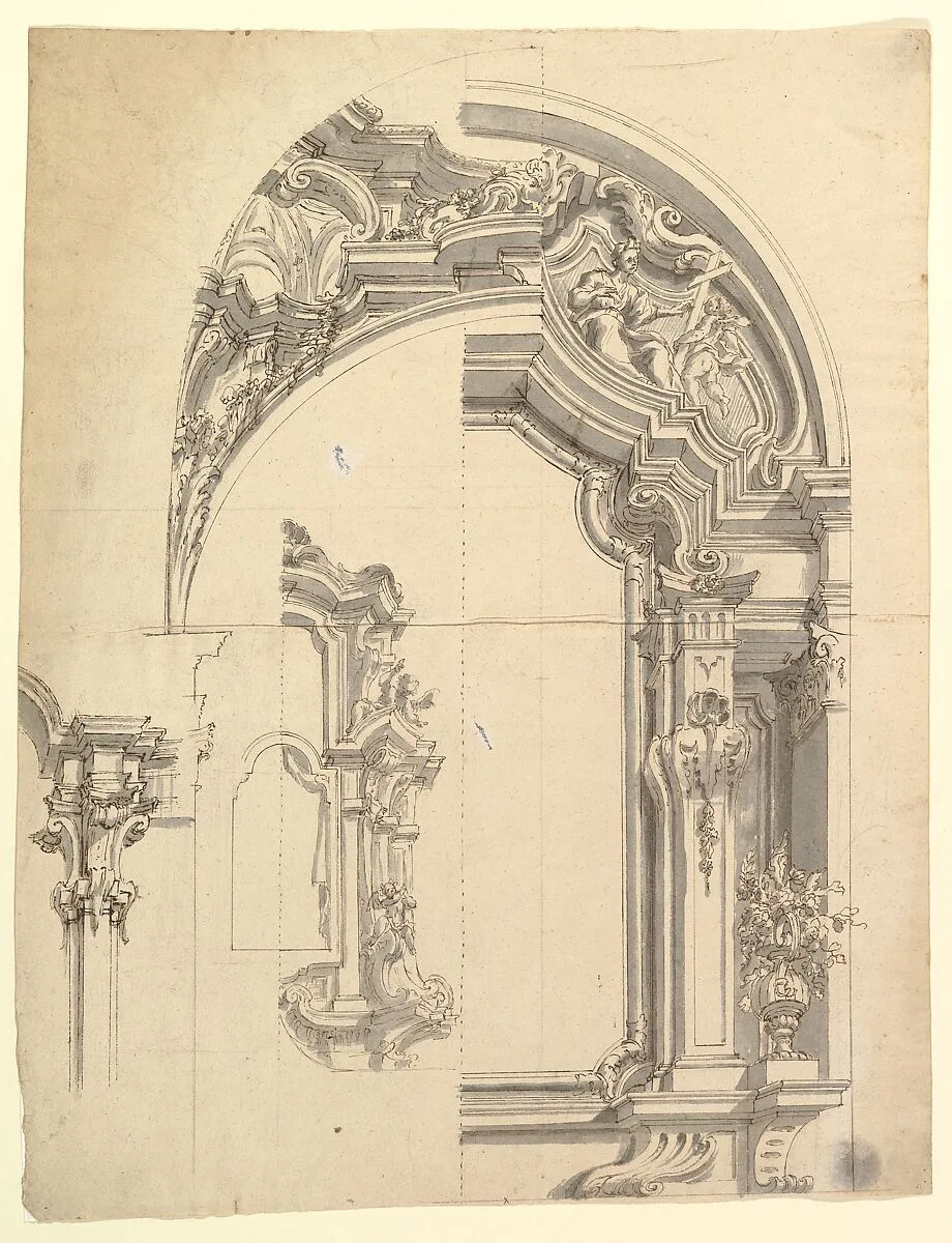 Design for an Altar — Anonymous, Italian, Piedmontese, 18th century
