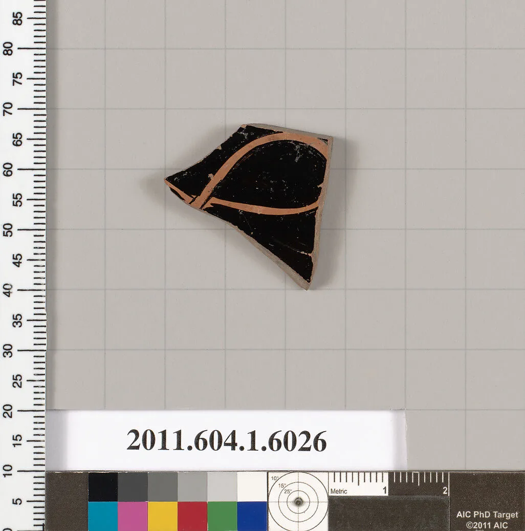 Terracotta fragment of a kylix (drinking cup) — Unknown